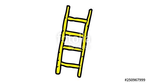 Ladder clipart bamboo ladder. Kids drawing green screen
