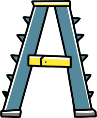 ladder clipart curved