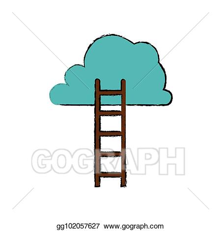 Ladder clipart heaven clip art. Vector to drawing gg