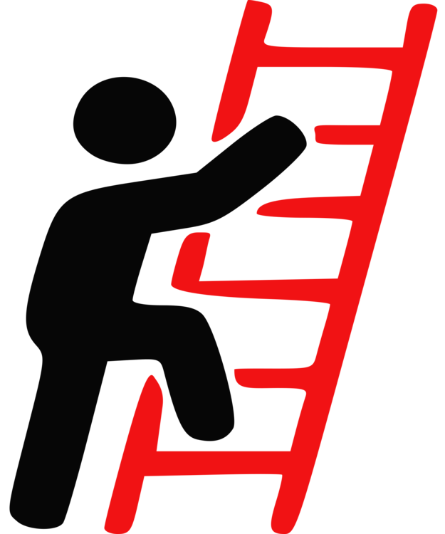 Human behavior area text. Ladder clipart safety
