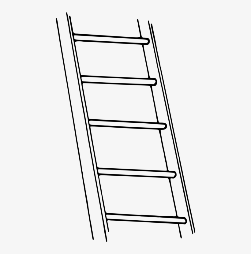 ladder clipart sketch