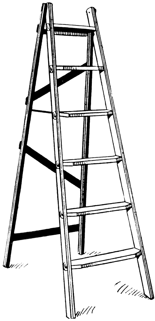 ladder clipart step ladder