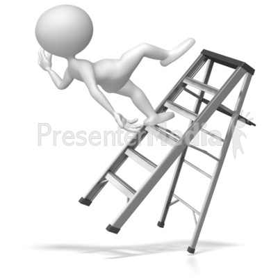 ladder clipart stick figure