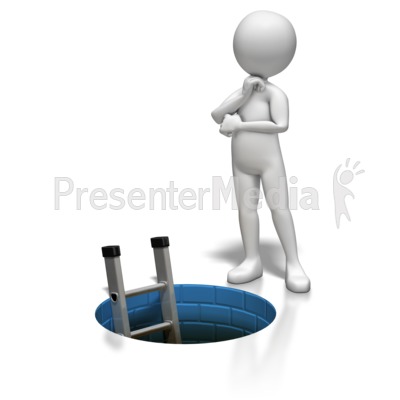 Ladder clipart stick figure. Hole panda free images
