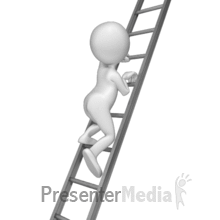 Ladder clipart stick figure. Climbing powerpoint animation 