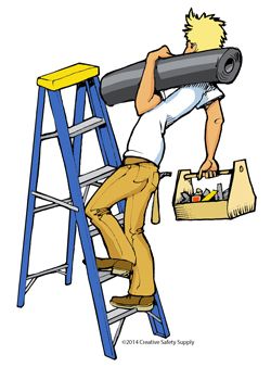 ladder clipart unsafe