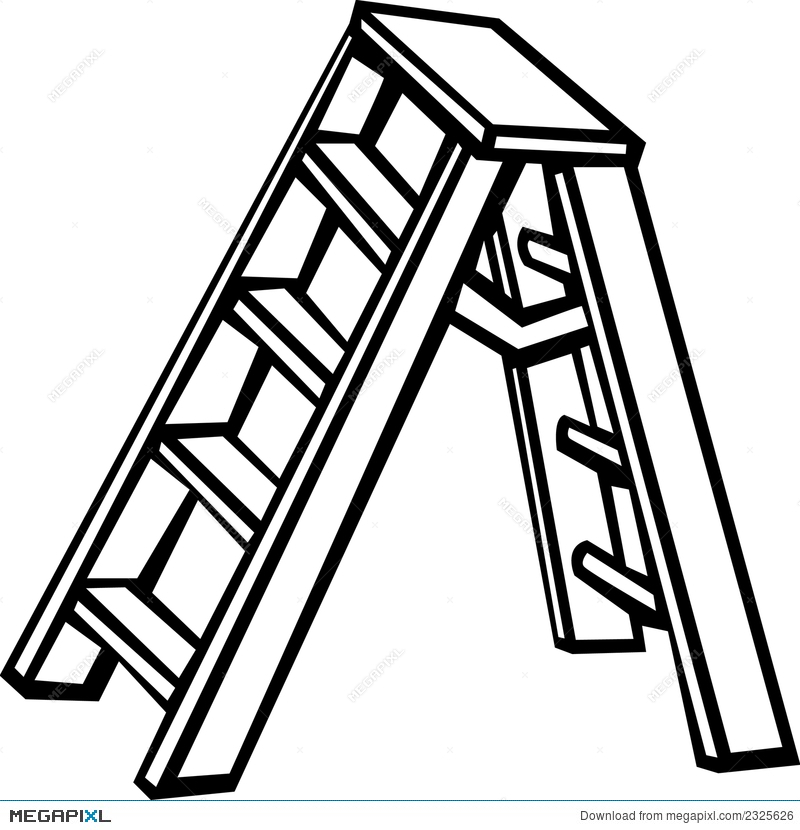 Ladder clipart vector. Step illustration megapixl 