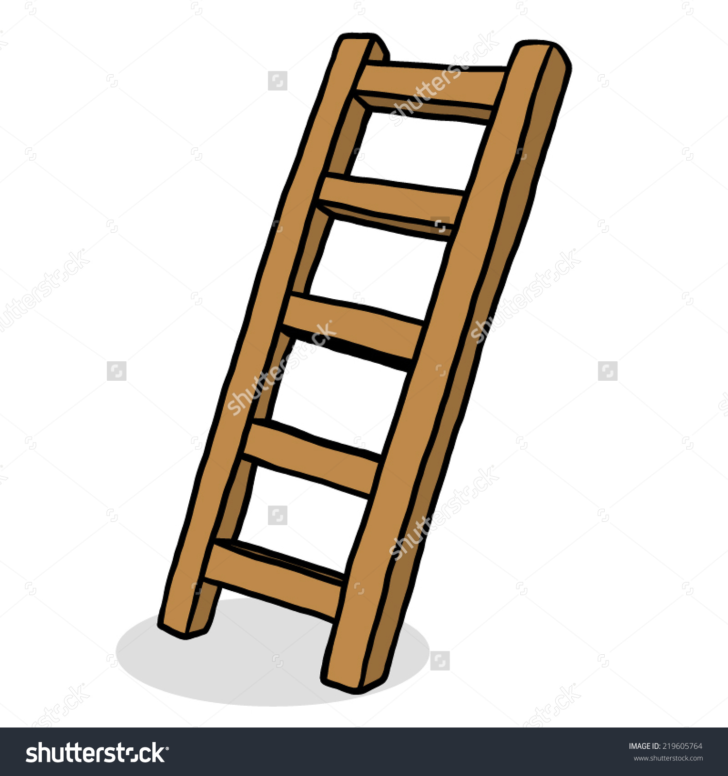 ladder clipart wood ladder