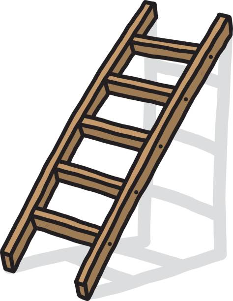 Ladder clipart wooden stair, Ladder wooden stair ...