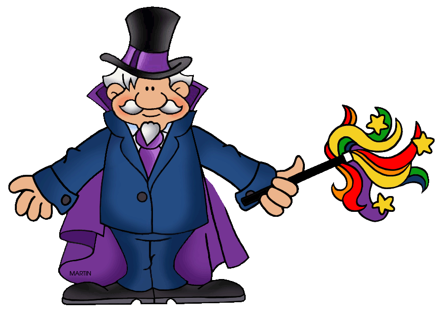 lady clipart magician