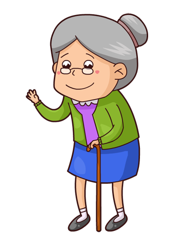 lady clipart older