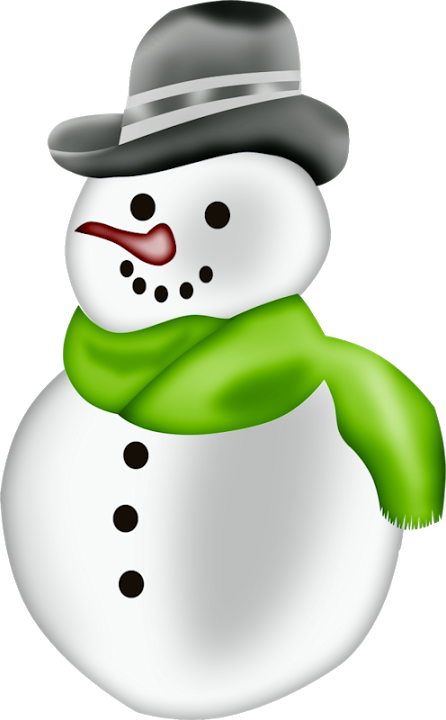 lady clipart snowman