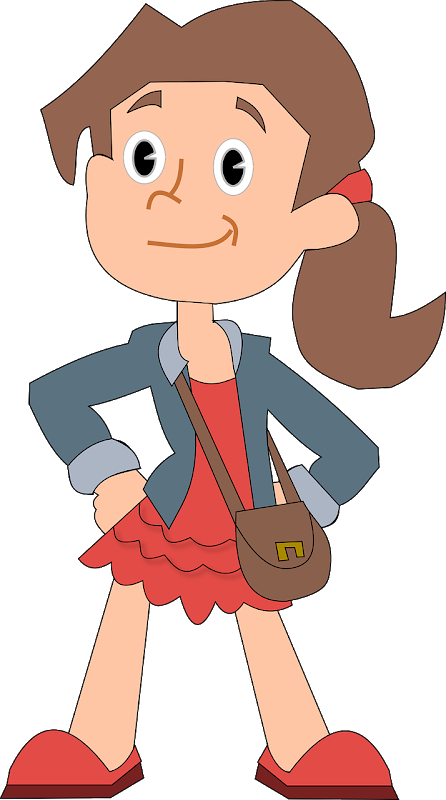 lady clipart standing