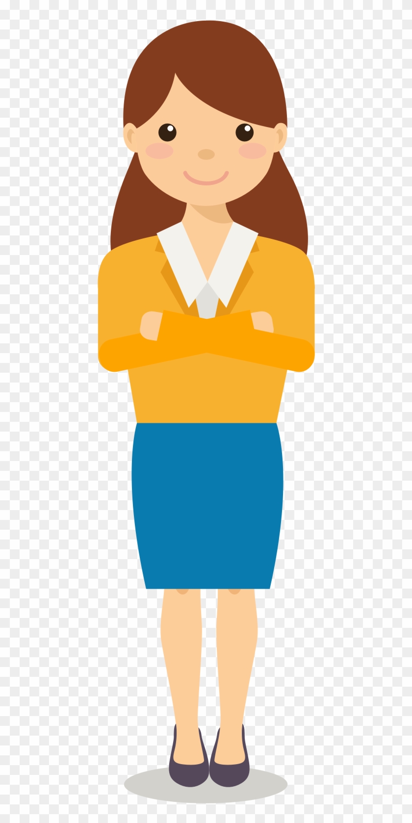 Lifelife woman manager free. Lady clipart transparent