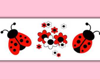 ladybugs clipart banner