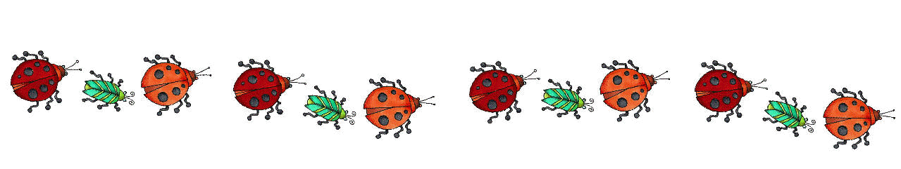ladybugs clipart banner