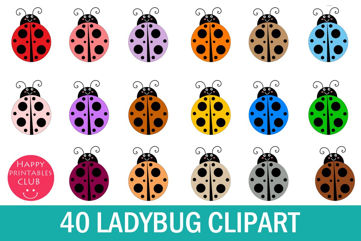  lady bug cute. Ladybugs clipart one object