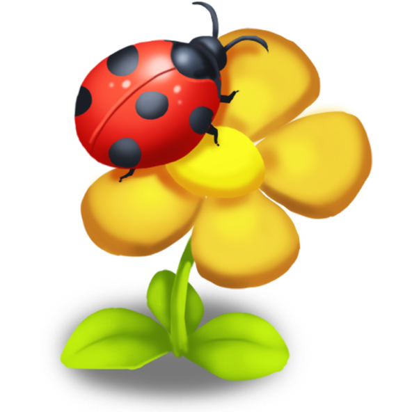 ladybug clipart yellow ladybug