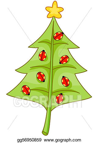 ladybugs clipart christmas