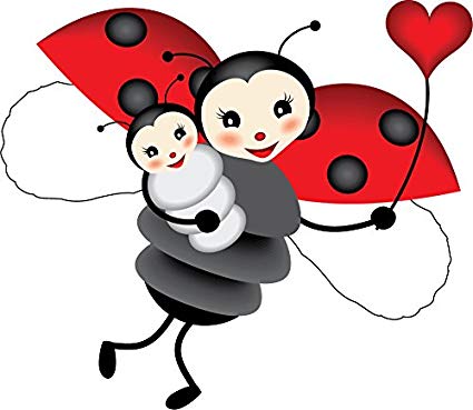 ladybugs clipart family