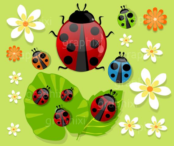 Ladybugs clipart kid. Clip art ladybug digital