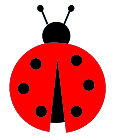 ladybugs clipart ladybug wing