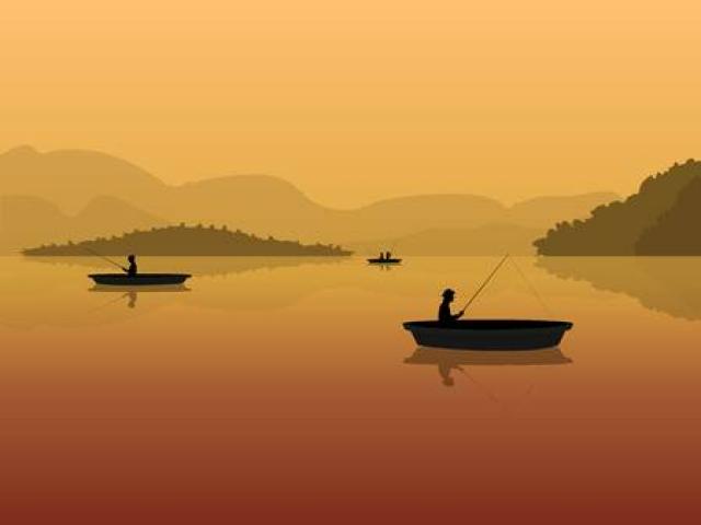 lake clipart tranquil