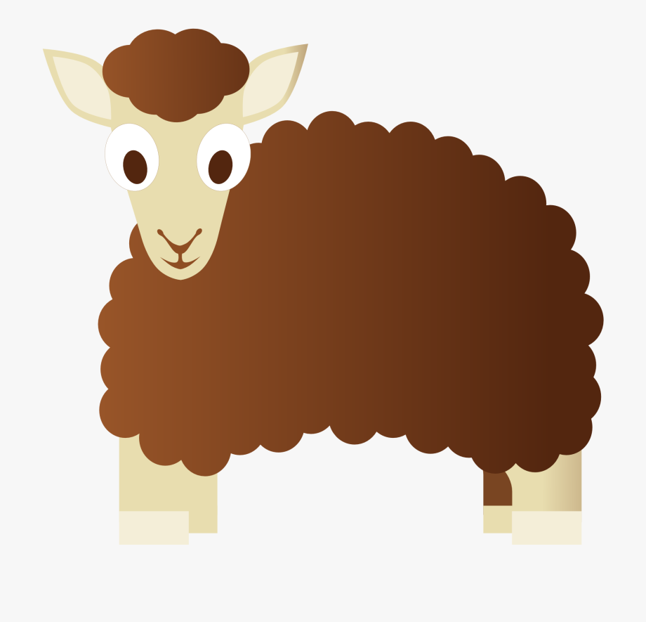 lamb clipart brown sheep