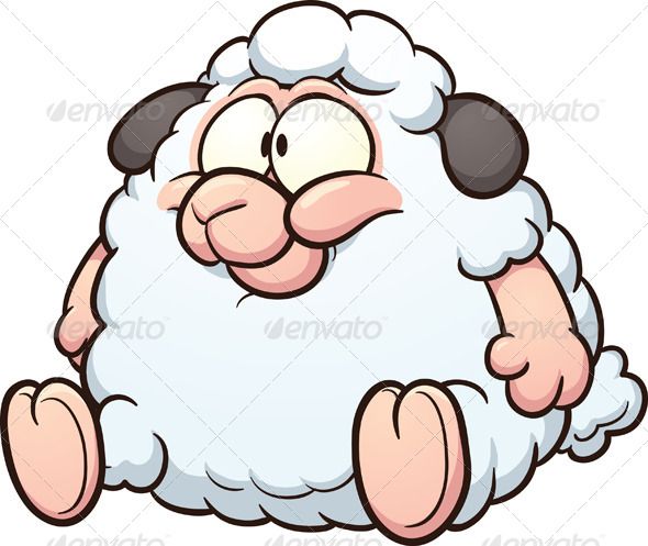 lamb clipart fat sheep