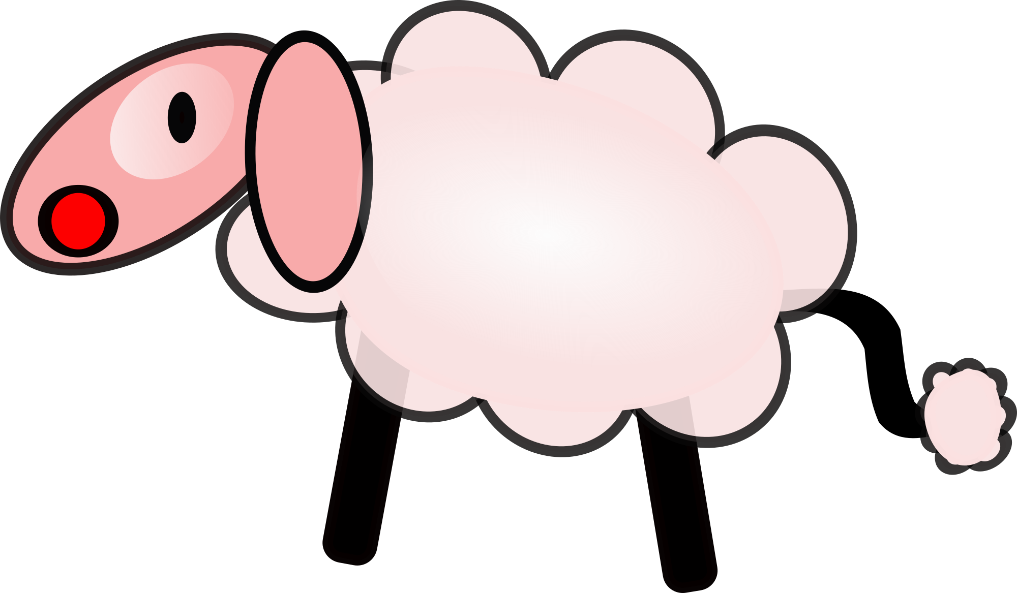 sheep clipart barn