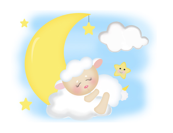 Lamb clipart sleeping. Baby boy pencil and