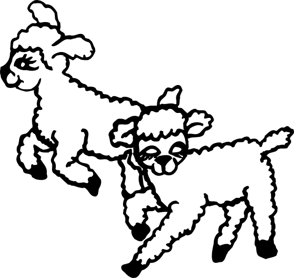 lamb clipart svg