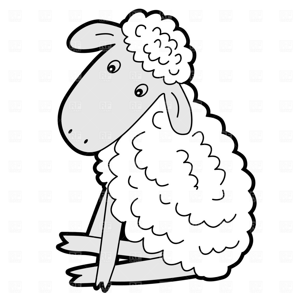 Lamb clipart vertebrate. Free panda images 