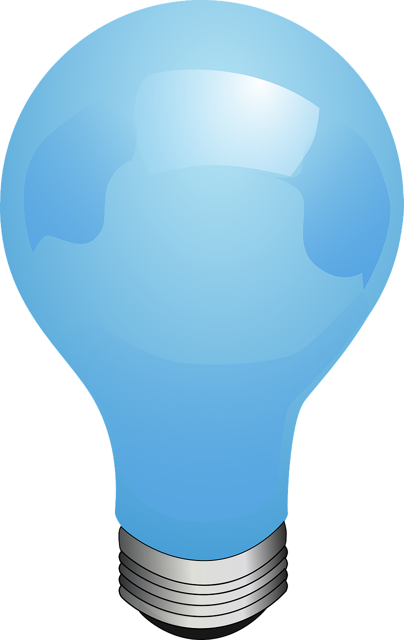 lamp clipart blue lamp