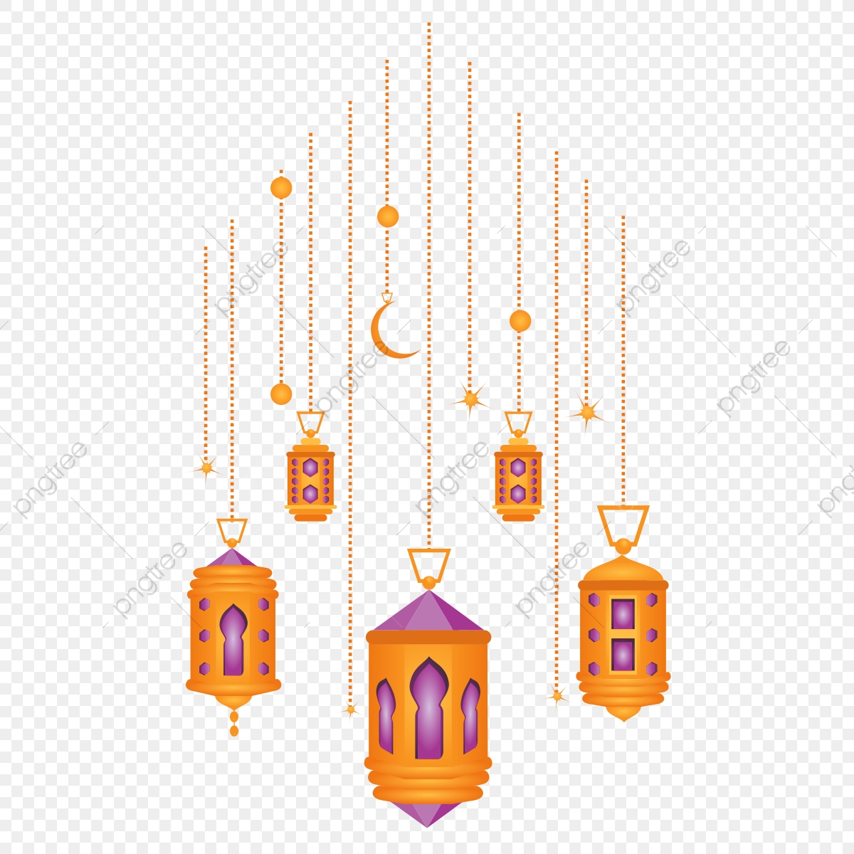 Islamic ramdan lamp al. Lantern clipart eid