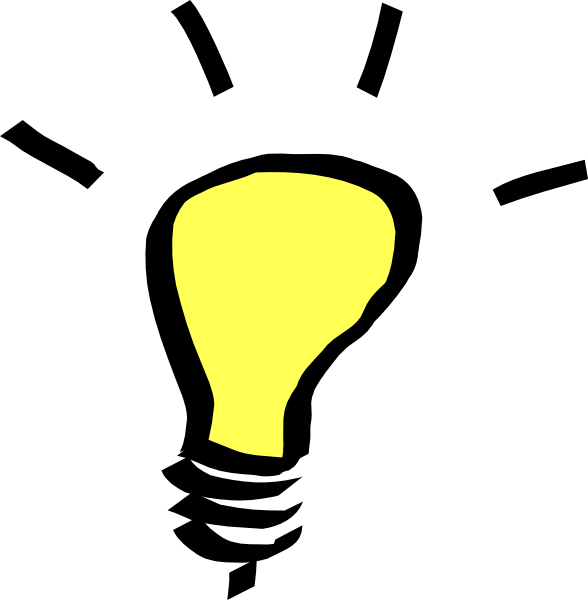 Lamp clipart flourescent lamp. Lightbulb icon clip art