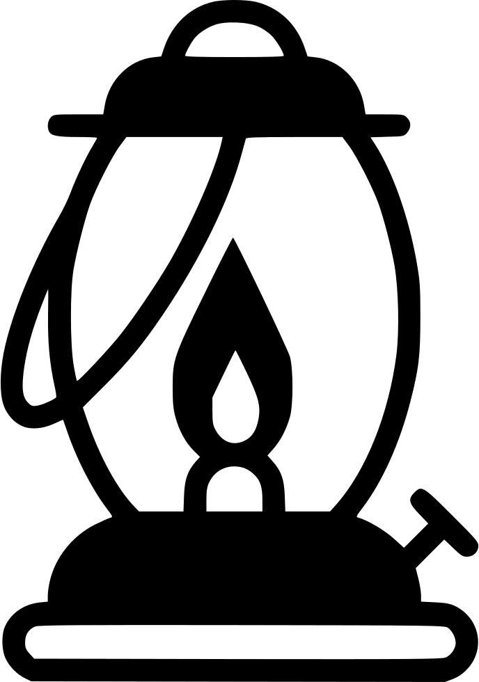 Lamp clipart gas lamp. Svg png icon free