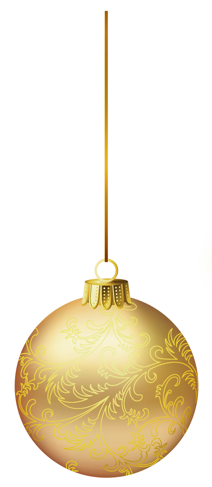 Gold christmas png picture. Lamp clipart light ball