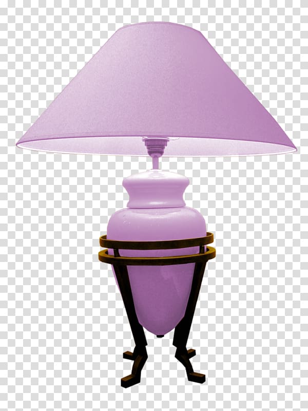 lamp clipart pink purple