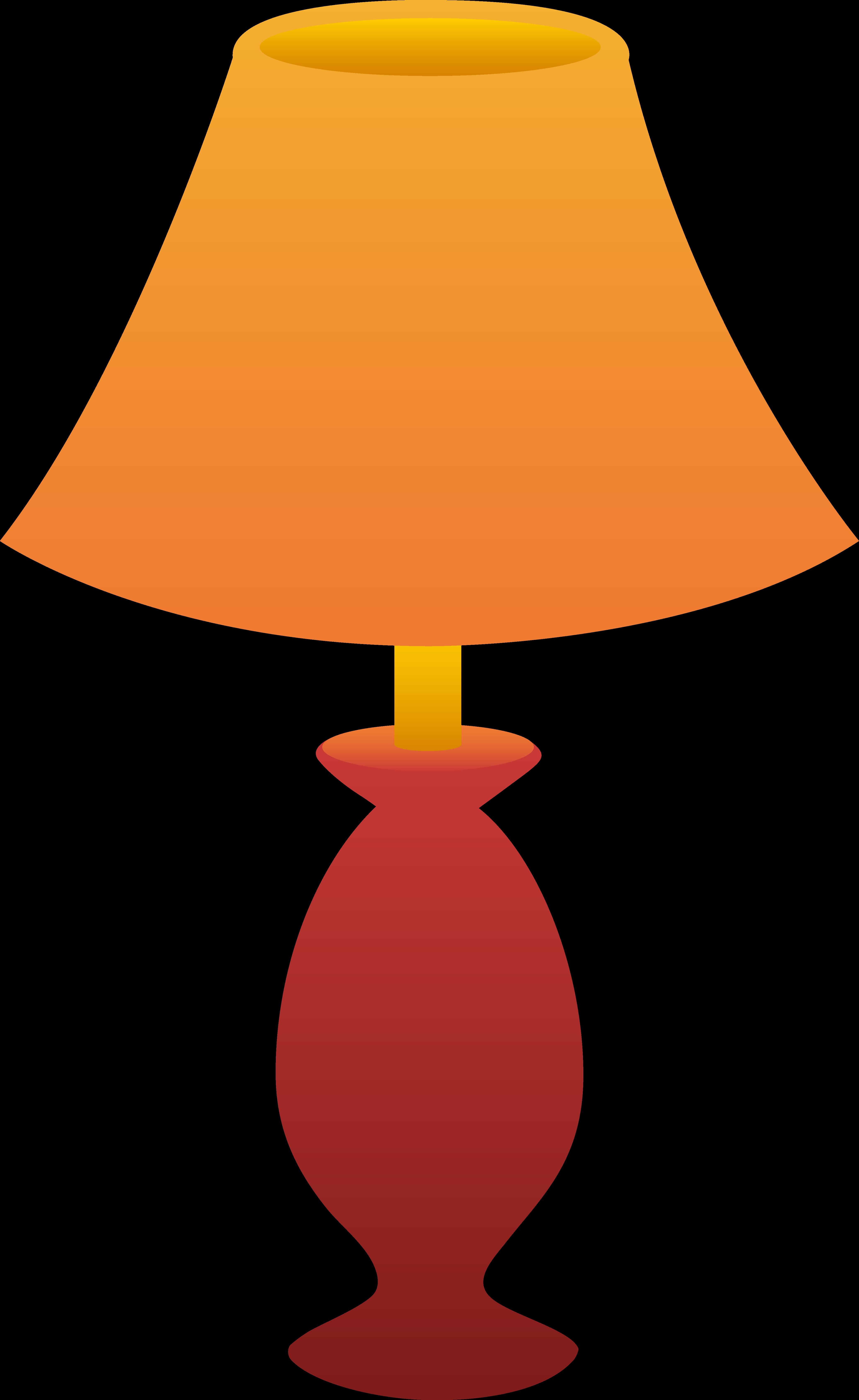 Lamp clipart red orange. Clip art library 