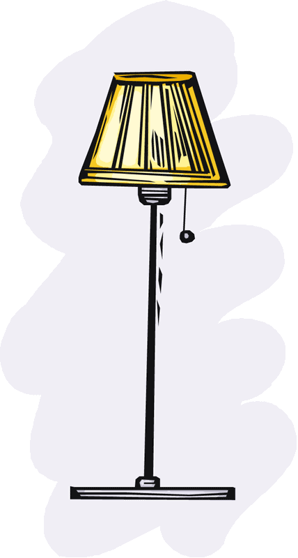 lamp clipart white background