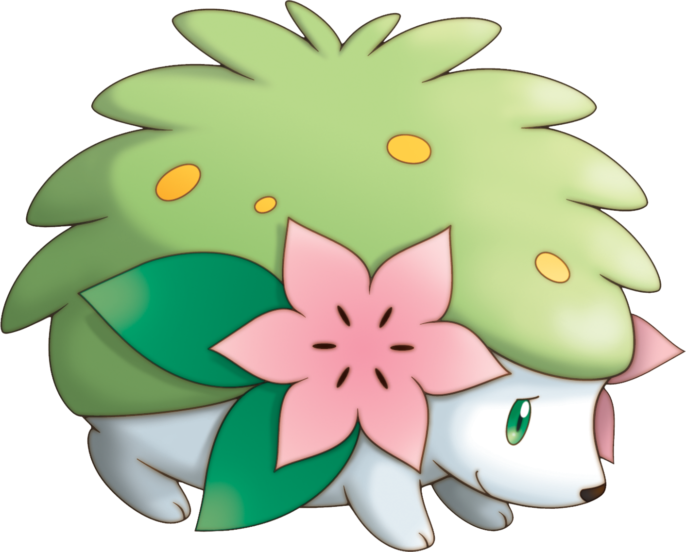 Image shaymin pokemon mystery. Land clipart blue sky