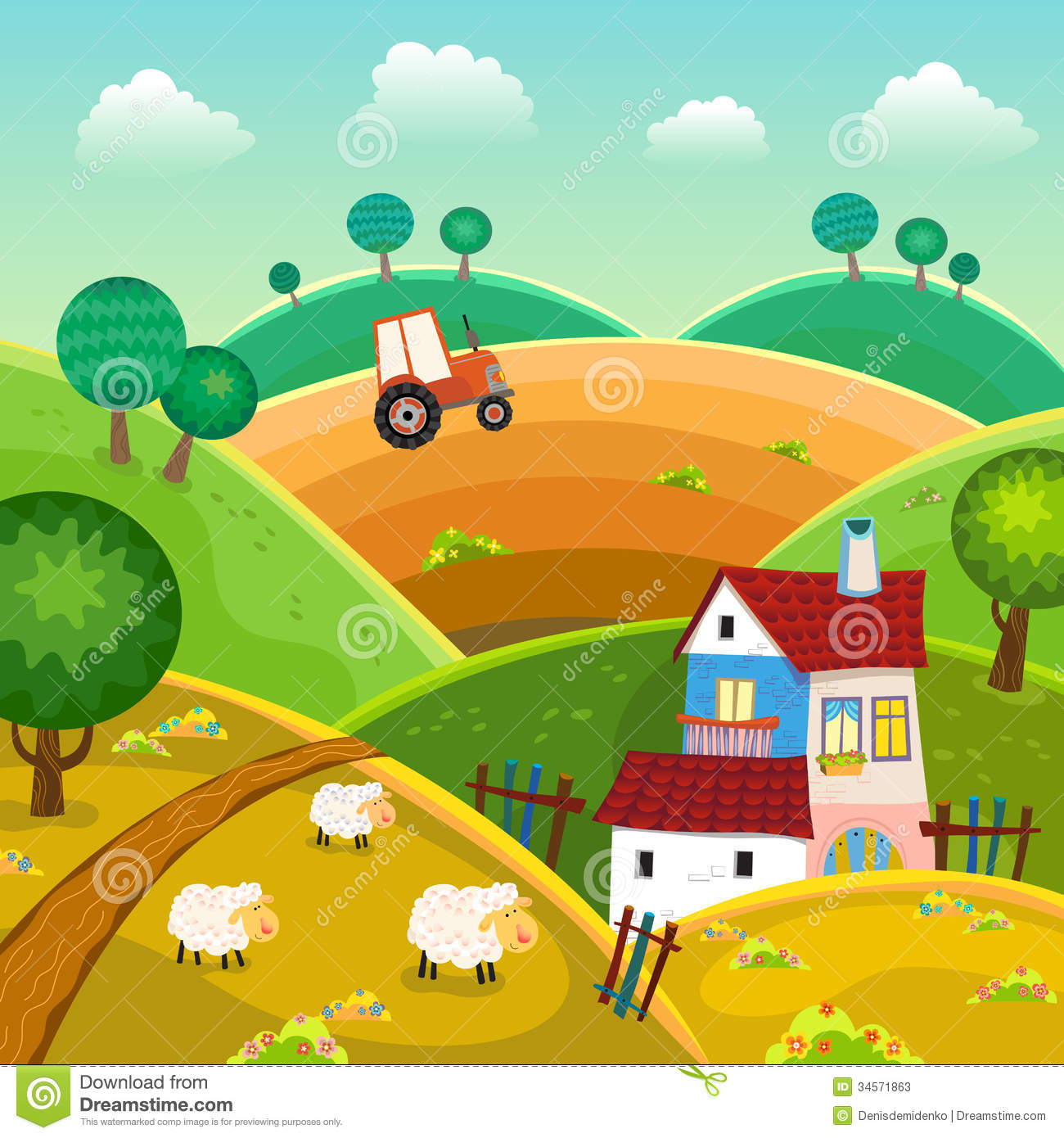 land clipart countryside
