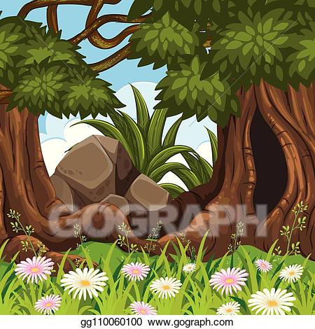 land clipart forest land