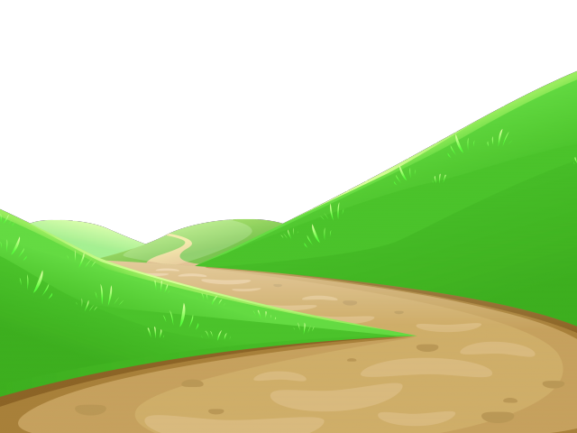 pathway clipart valley landform