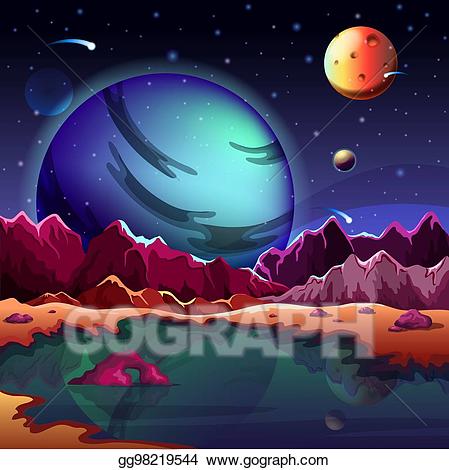 landscape clipart planet
