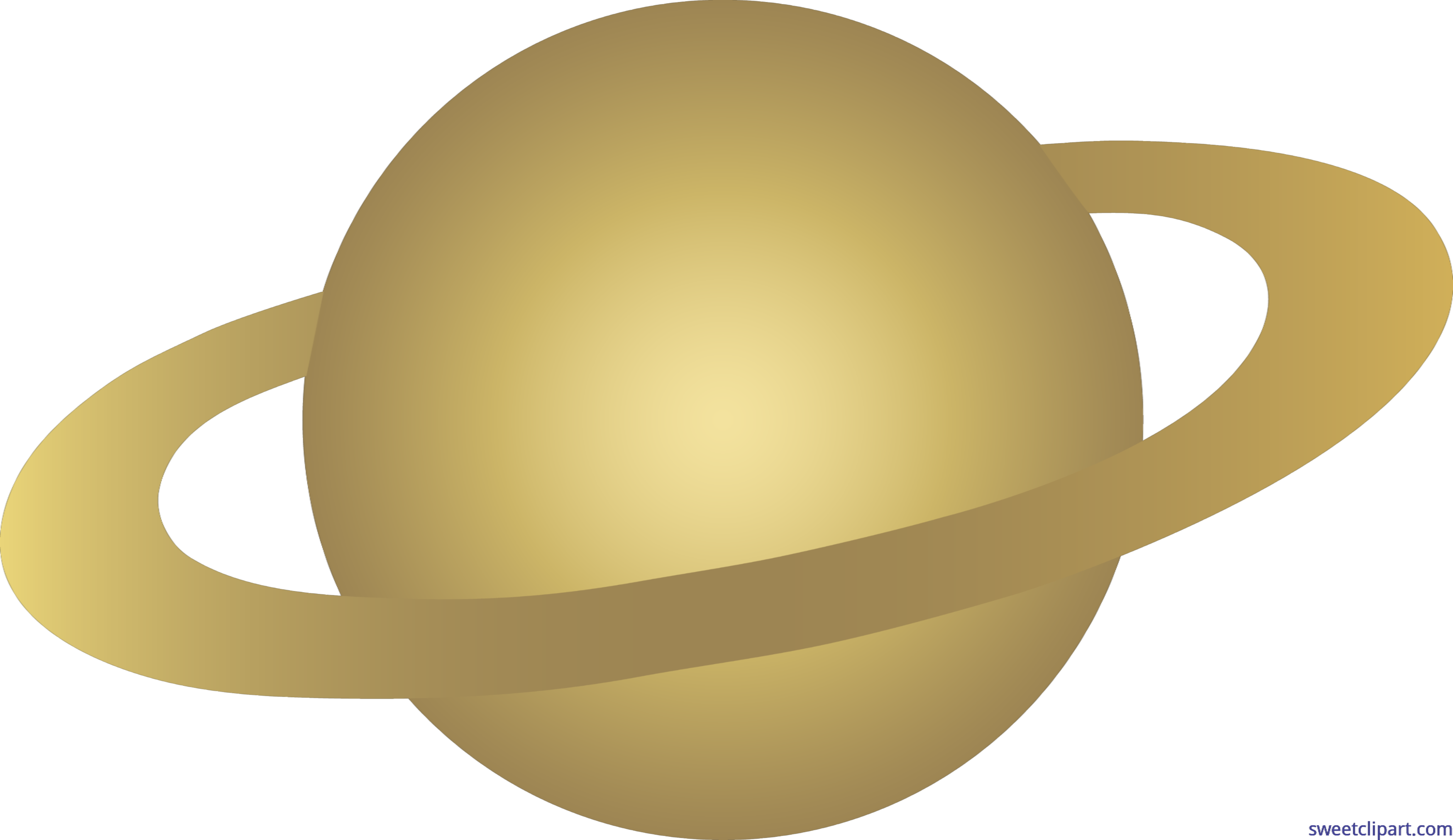 Alien ringed planet saturn. Planets clipart print