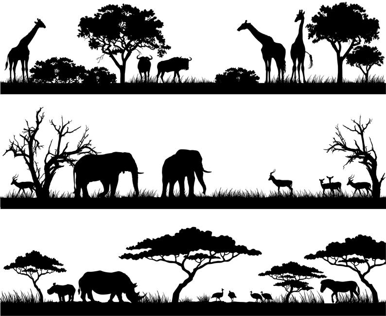 Landscape clipart safari african, Picture #2895441 landscape clipart ...