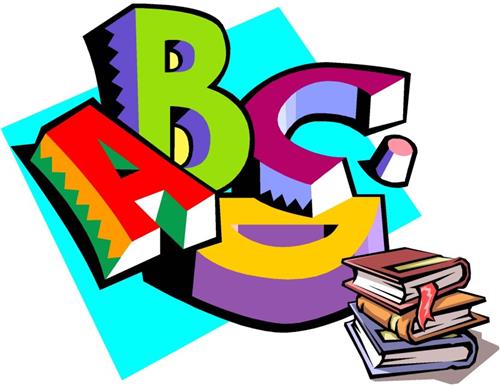 language clipart english reading