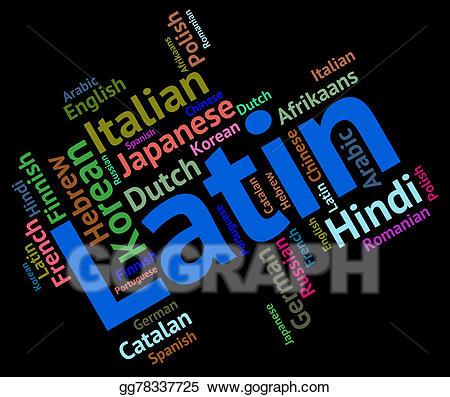 language clipart latin language
